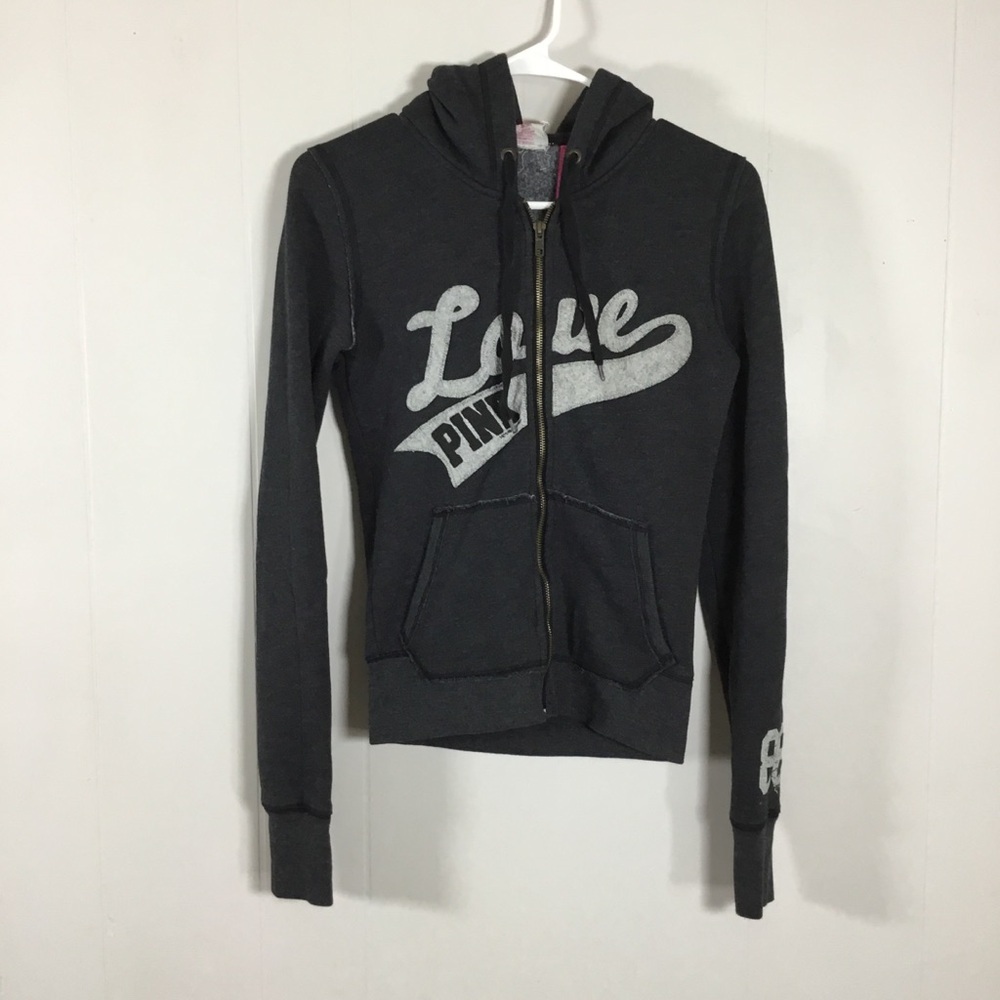 Victoria’s Secret Hoodie Y2K Vintage Zipper Size M